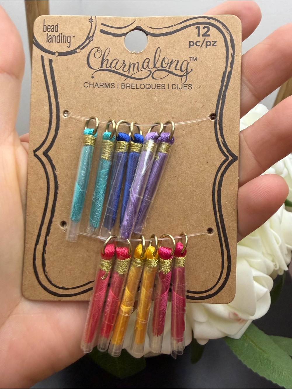 Charmalong Bead Landing Tassel Charms - Assorted Colors